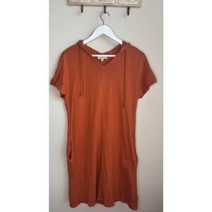 Toad & Co Epiq Hooded Sweatshirt Dress sz M